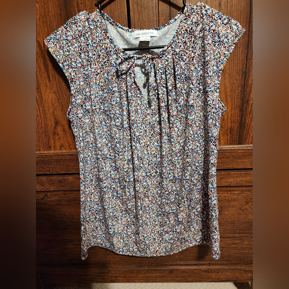 Liz Claiborne colorful blouse